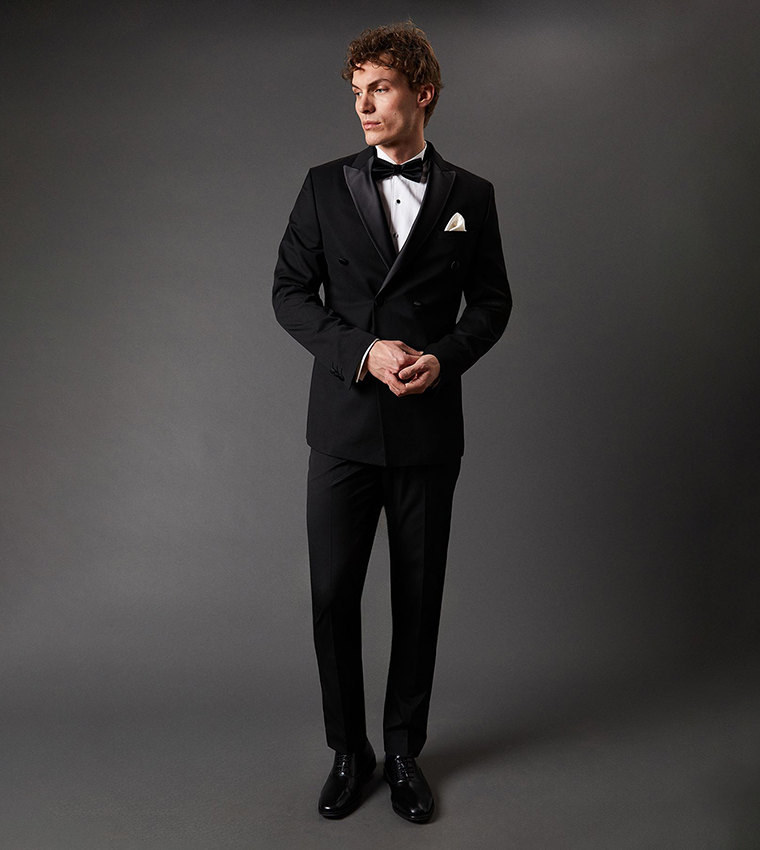 Double Breasted Tuxedo Jacket