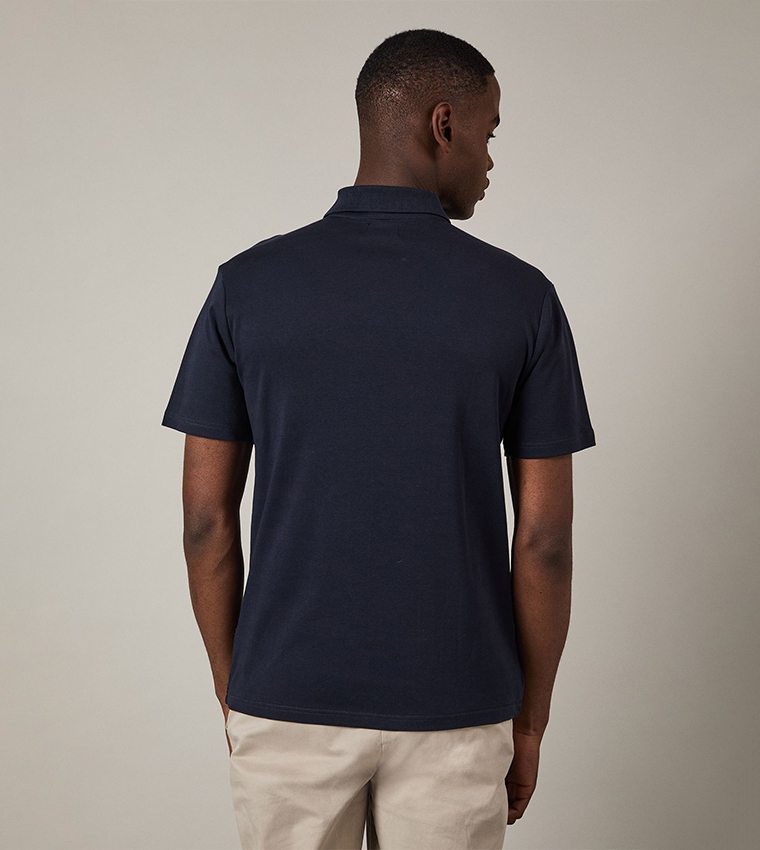 Birdseye Yoke Polo T-Shirt