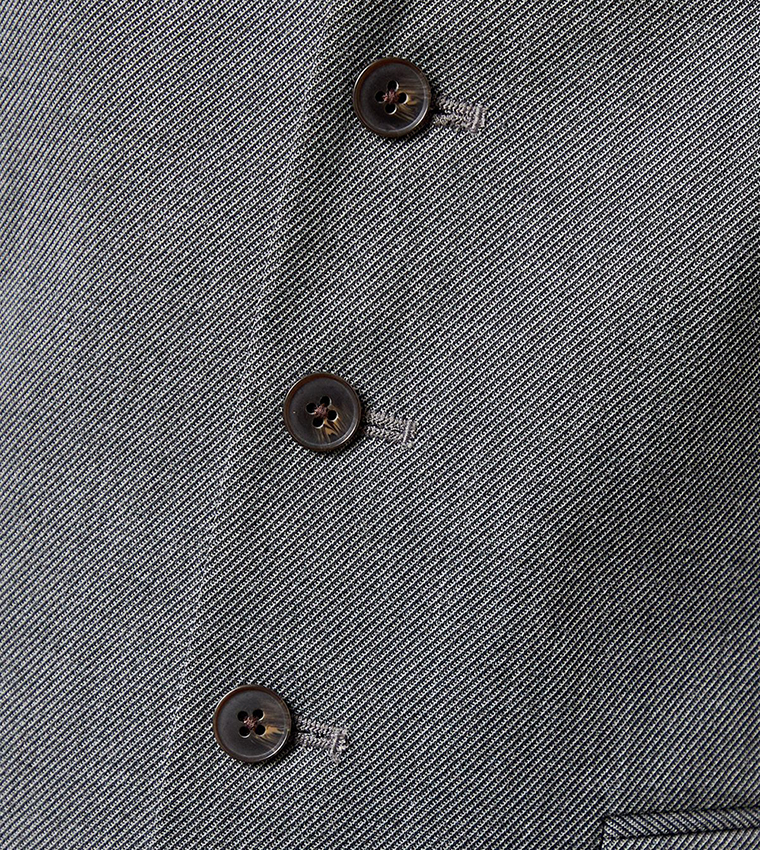 Twill V-Neck Waistcoat