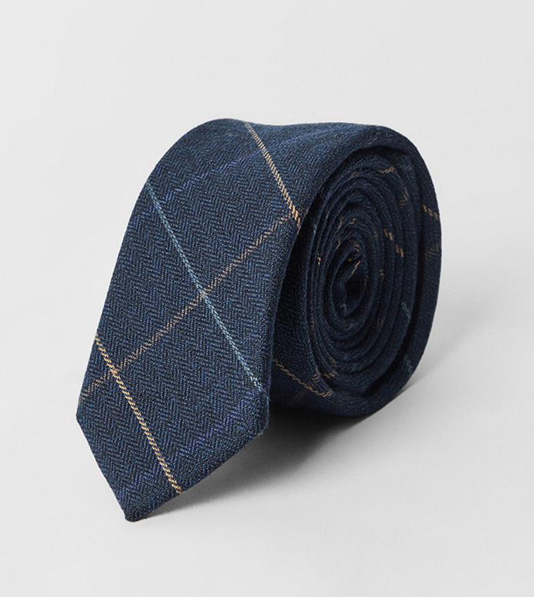 Checkered Tweed Tie