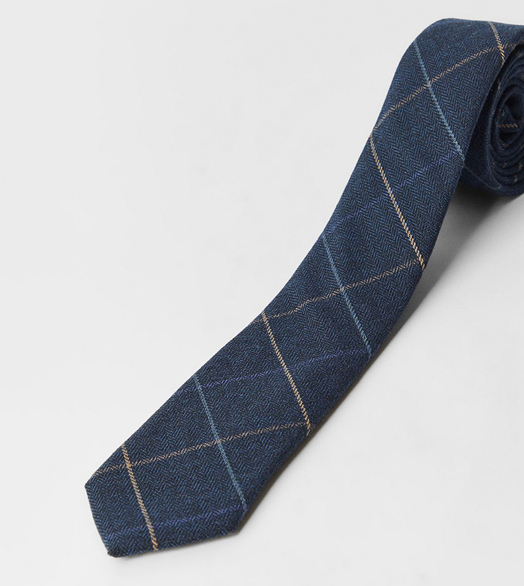 Checkered Tweed Tie