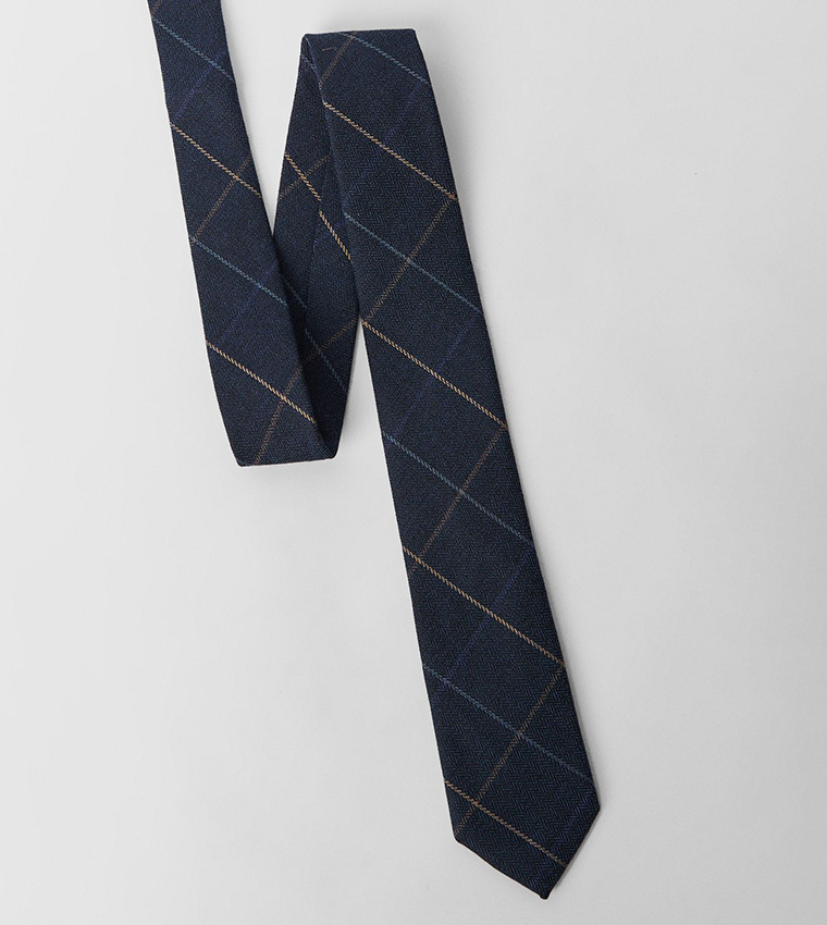 Checkered Tweed Tie