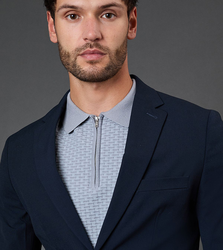 Stretch Skinny Fit Suit Jacket