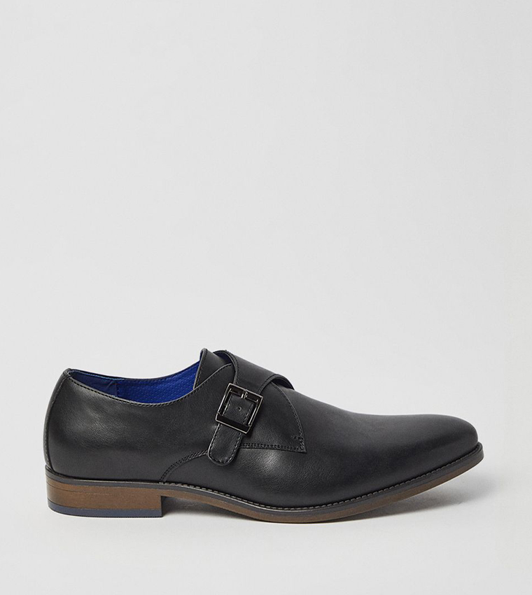 Solid Formal Monk Strap Shoes