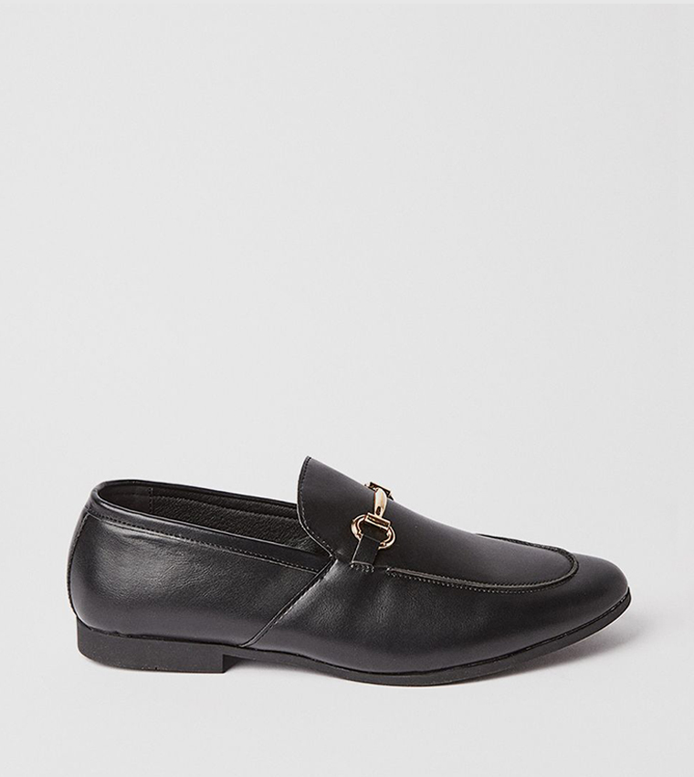 Metal Detail Loafers