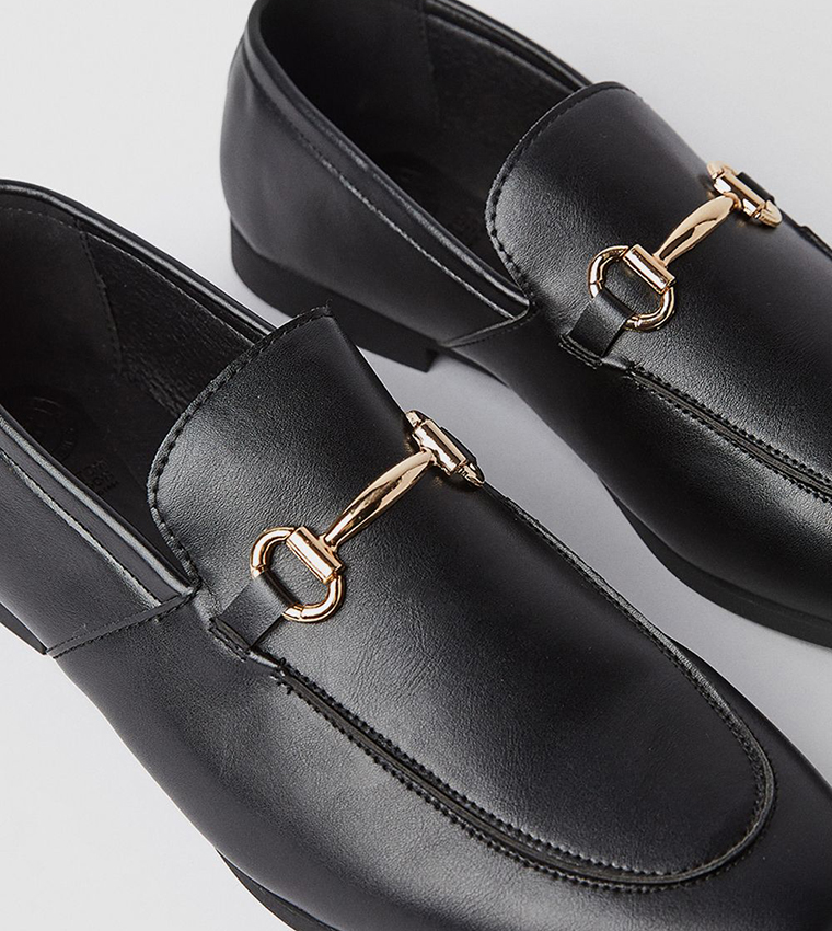 Metal Detail Loafers