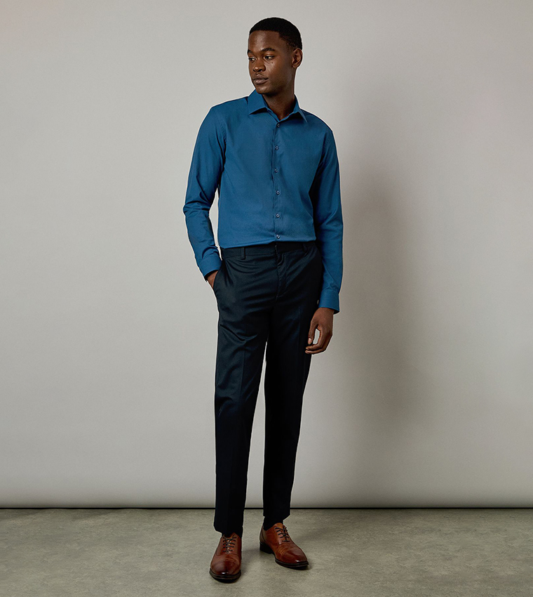 Easy Iron Slim Fit Long Sleeves Formal Shirt