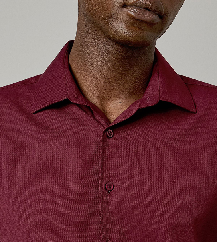 Easy Iron Slim Fit Long Sleeves Formal Shirt