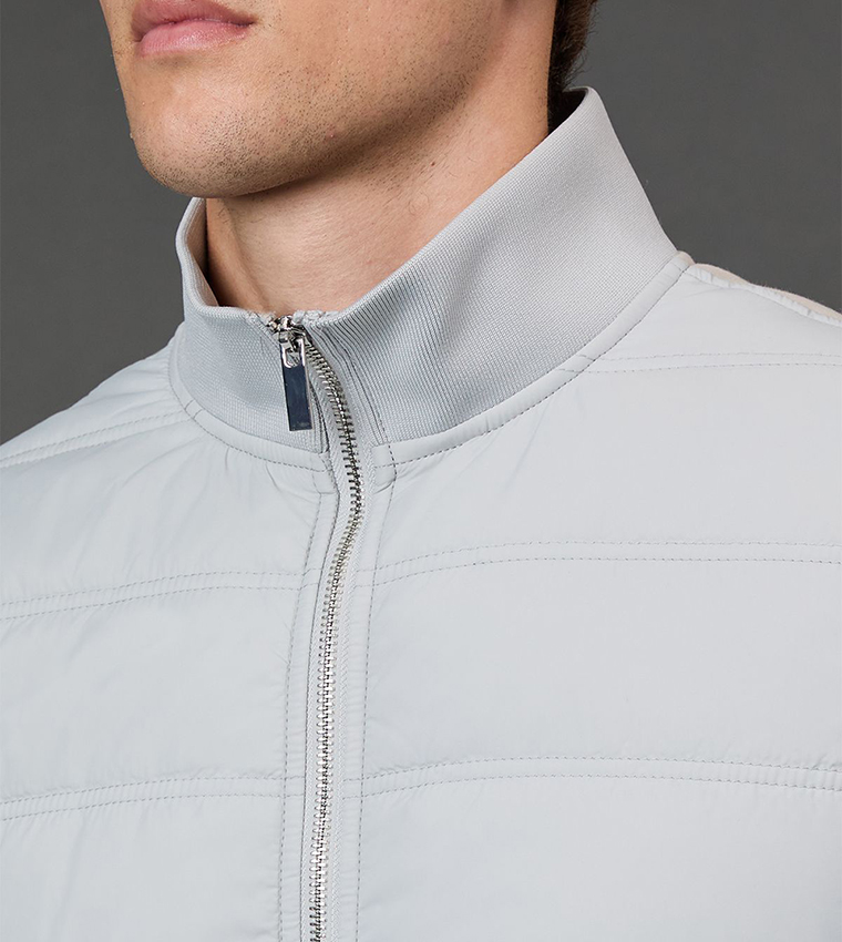 Solid Hybrid Quilted Gilet