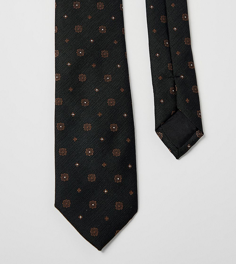 Printed Foulard Tie