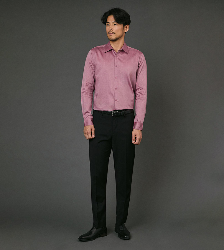 Solid Long Sleeves Formal Shirt