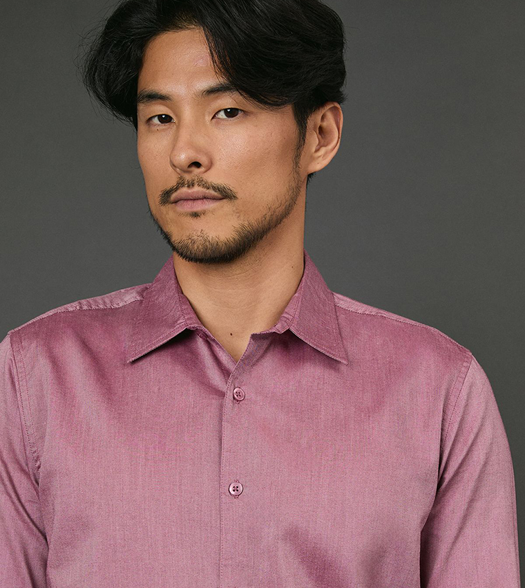 Solid Long Sleeves Formal Shirt