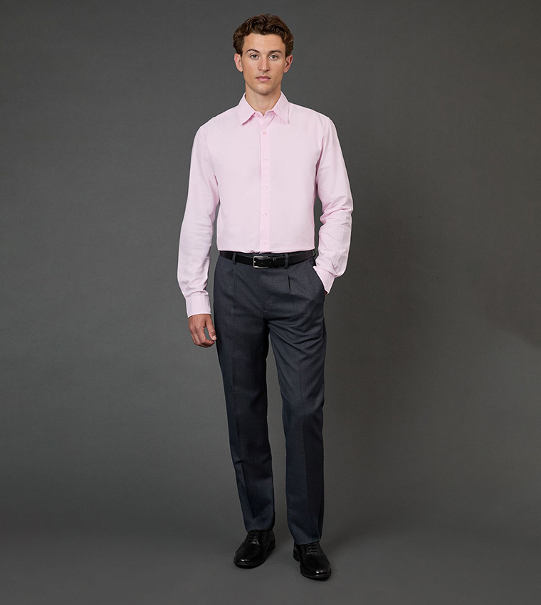 Solid Long Sleeves Formal Shirt