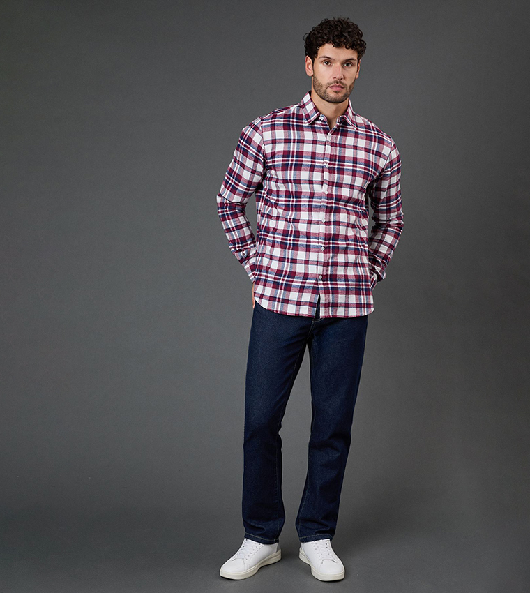 Plaid Long Sleeves Casual Shirt