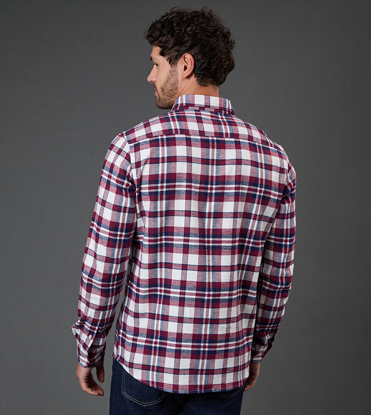 Plaid Long Sleeves Casual Shirt