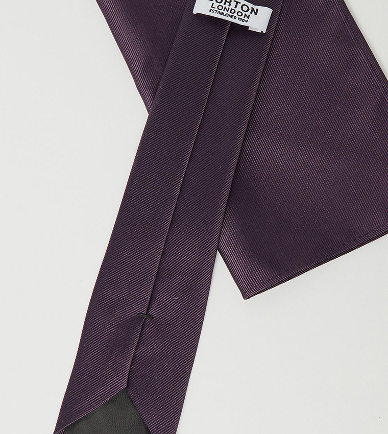 Fig Tie and Pocket Square