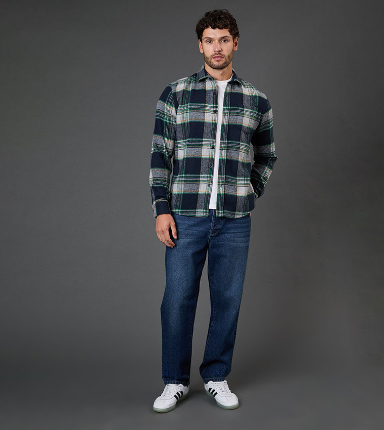 Brushed Classic Check Long Sleeves Shirt