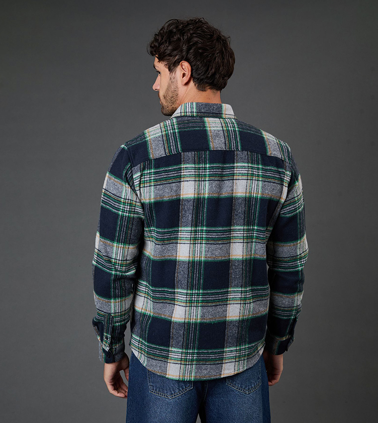 Brushed Classic Check Long Sleeves Shirt