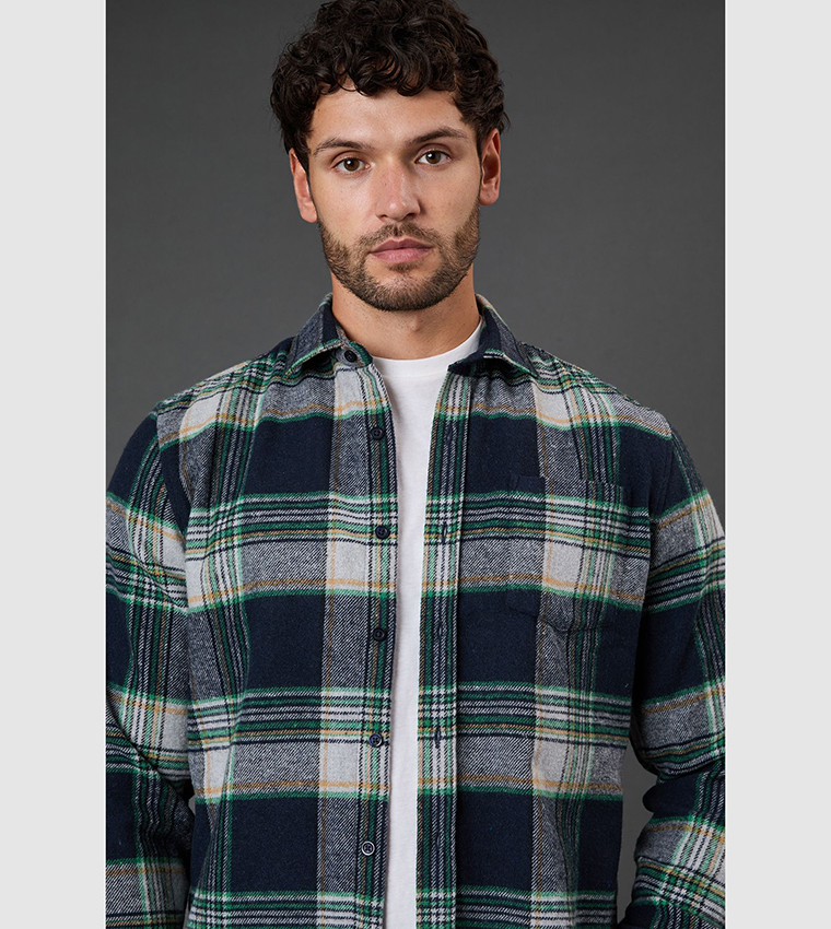 Brushed Classic Check Long Sleeves Shirt