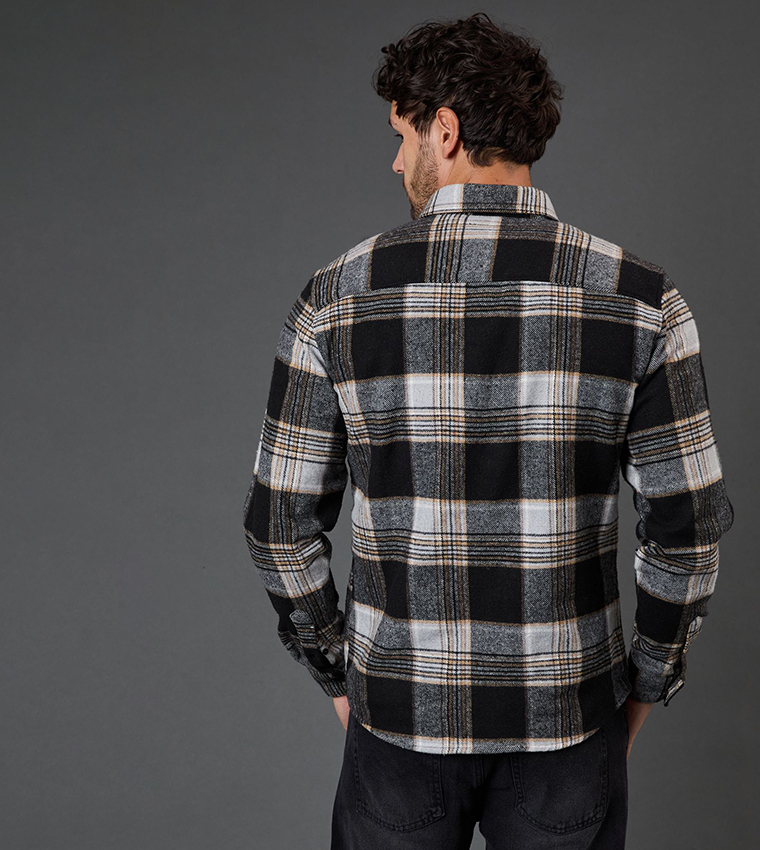 Brushed Classic Check Long Sleeves Shirt