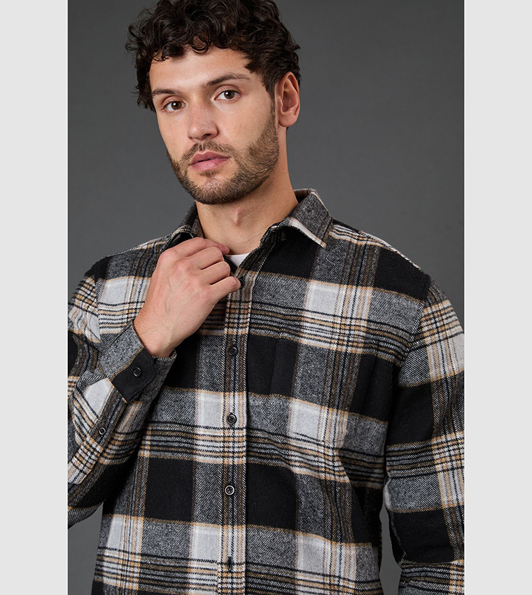 Brushed Classic Check Long Sleeves Shirt