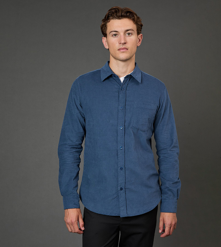 Airforce Corduroy Long Sleeves Shirt