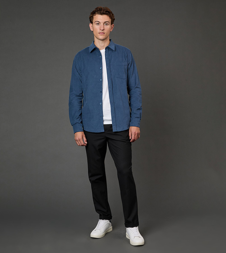 Airforce Corduroy Long Sleeves Shirt