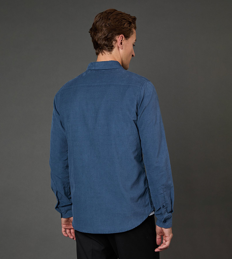 Airforce Corduroy Long Sleeves Shirt