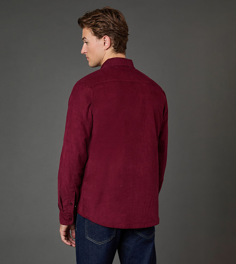 Corduroy Long Sleeves Casual Shirt