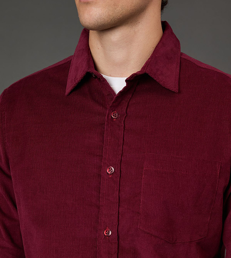 Corduroy Long Sleeves Casual Shirt