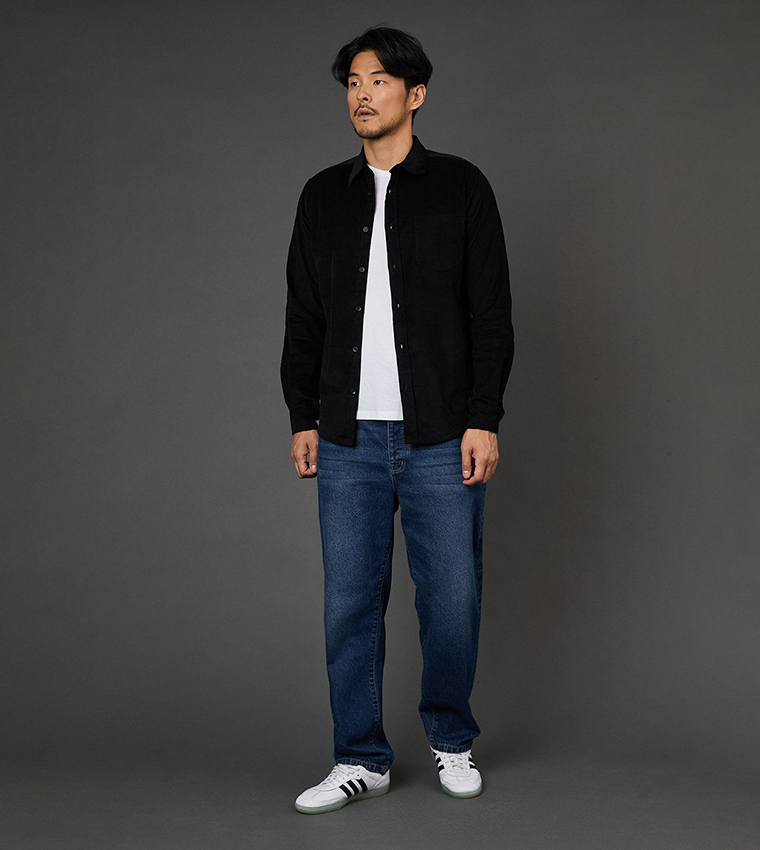 Corduroy Long Sleeves Casual Shirt