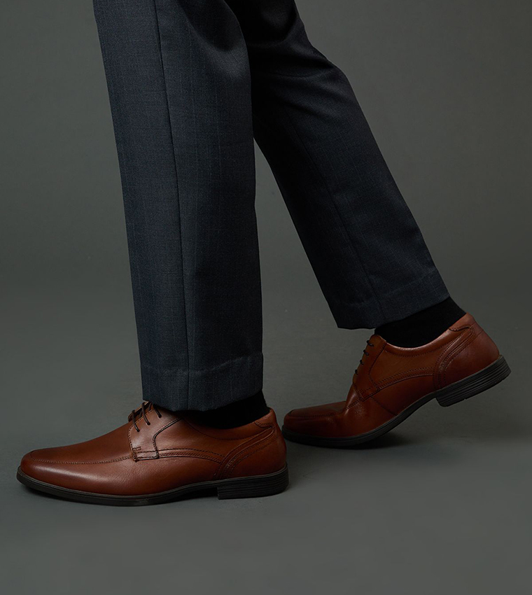 Formal Leather Derby Shoes