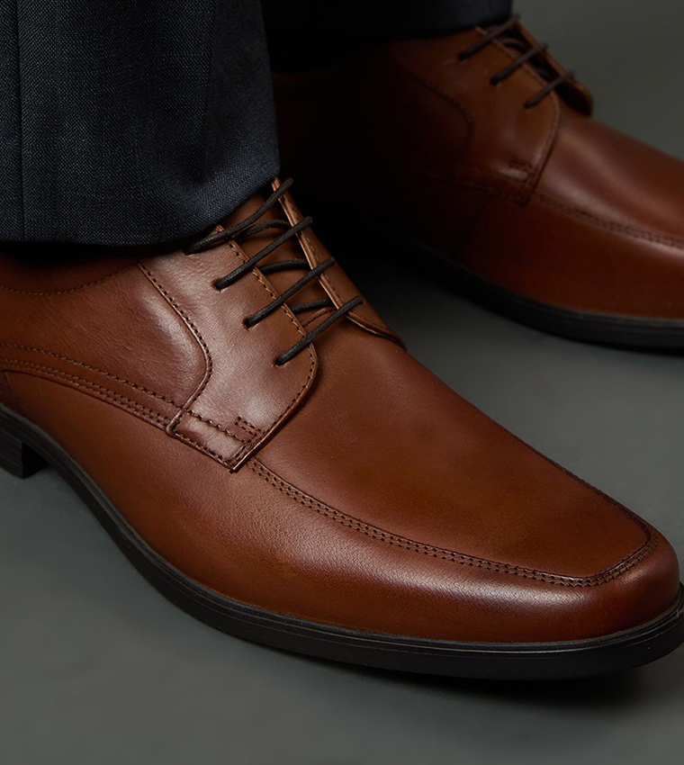 Formal Leather Derby Shoes