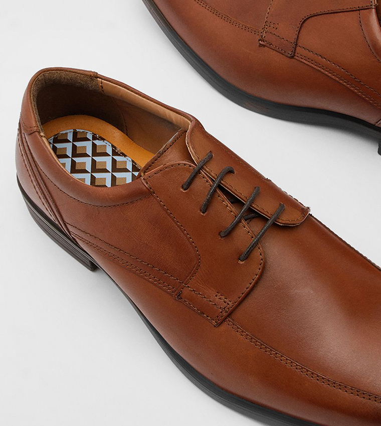 Formal Leather Derby Shoes