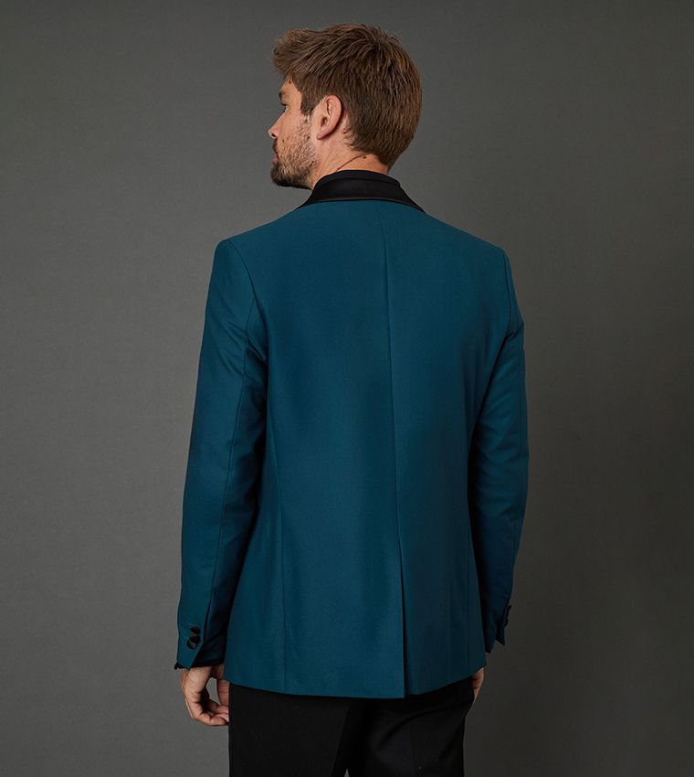 Shawl Collar Slim Fit Tuxedo Blazer