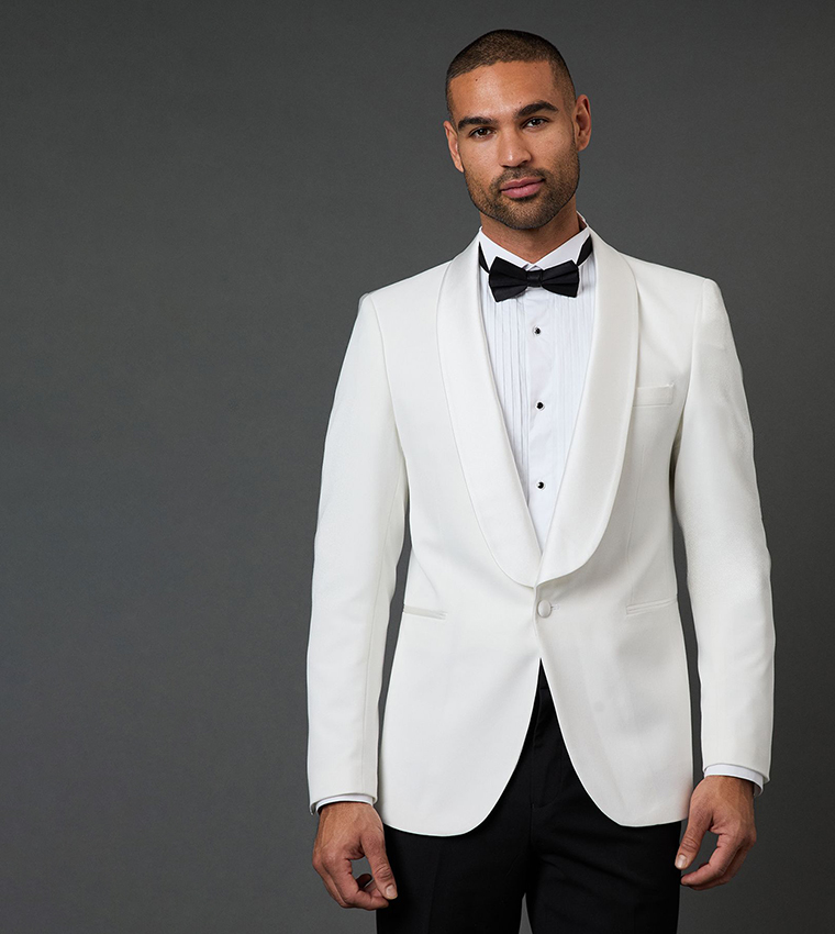 جاكيت رسمي بقبة لابل 