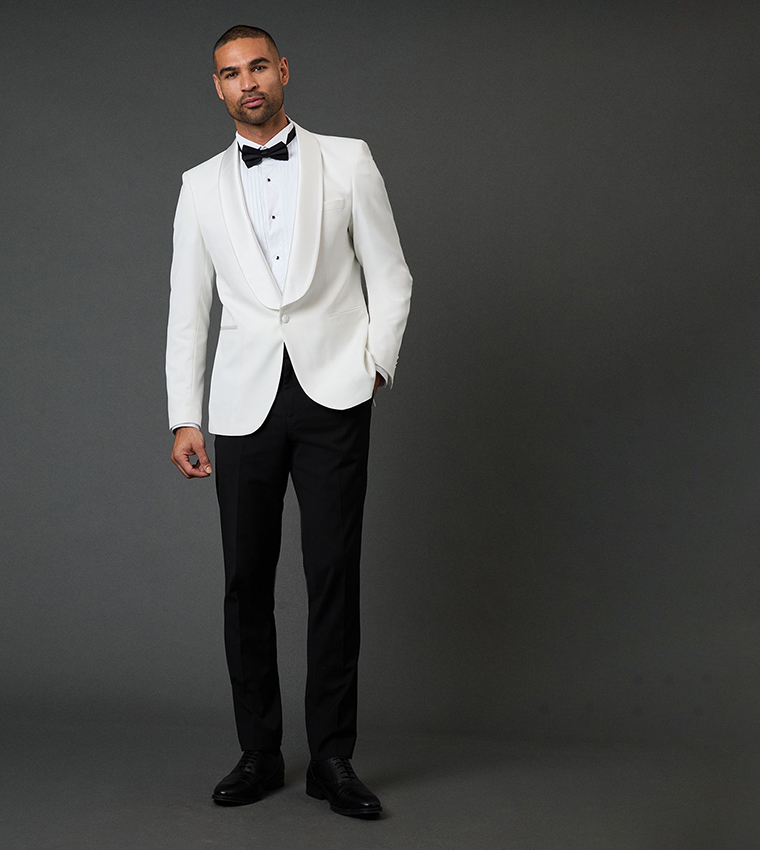 جاكيت رسمي بقبة لابل 