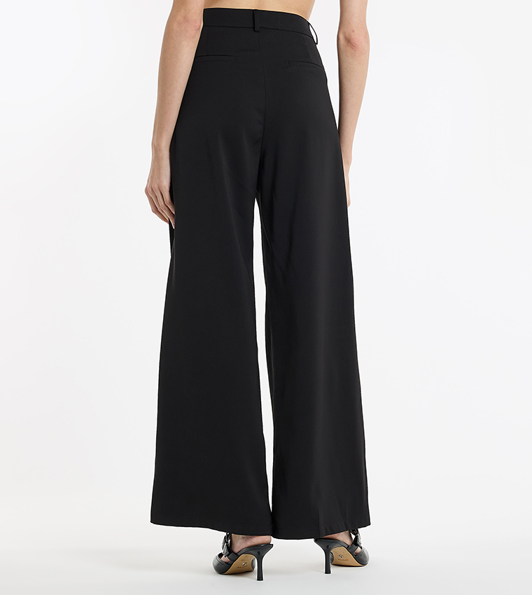 Pleated Wide Leg Pants