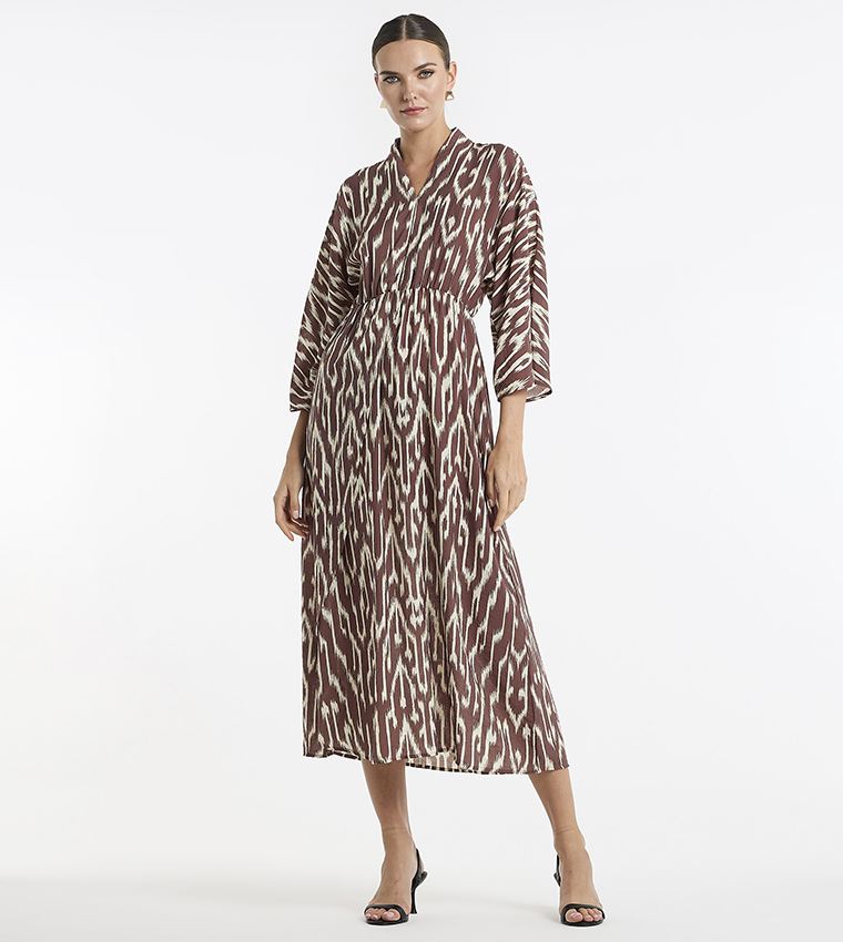 slim fit dress slacks BCBG MAXAZRIA Long Sleeve Fit and Flare Maxi Dress with Cut Outs