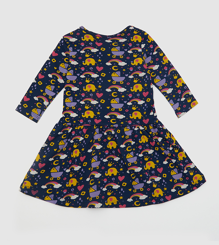 Kids knitted dress store