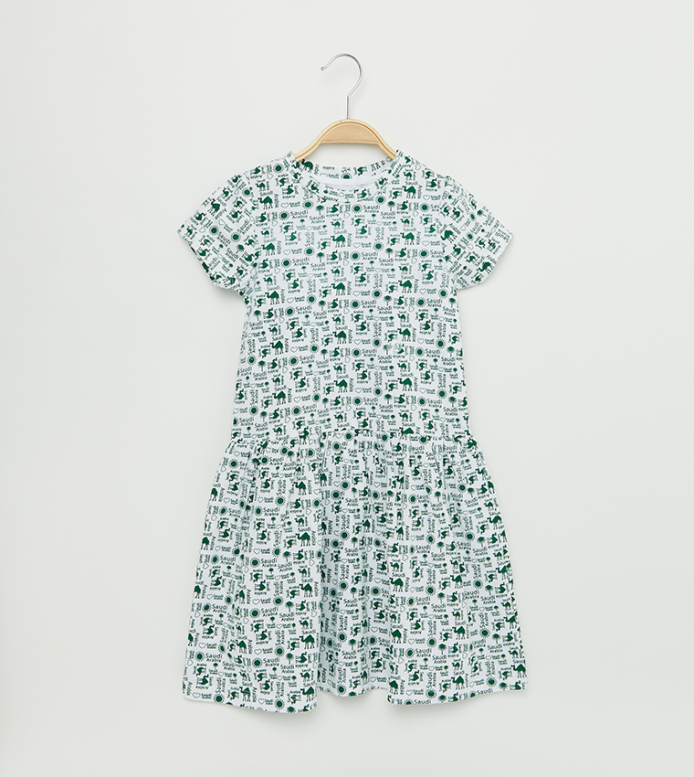 Girl's Printed Casual Dress