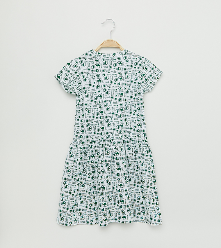 Girl's Printed Casual Dress