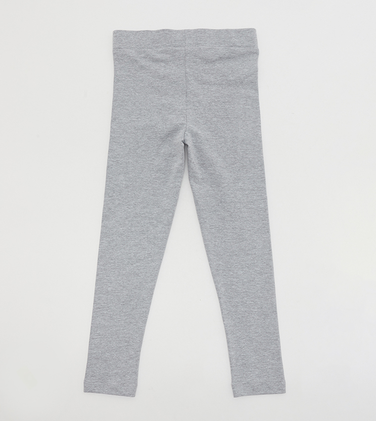 Kids grey leggings clearance