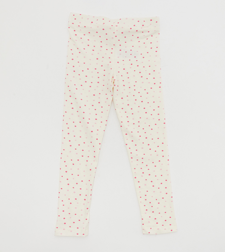 Kids beige leggings discount