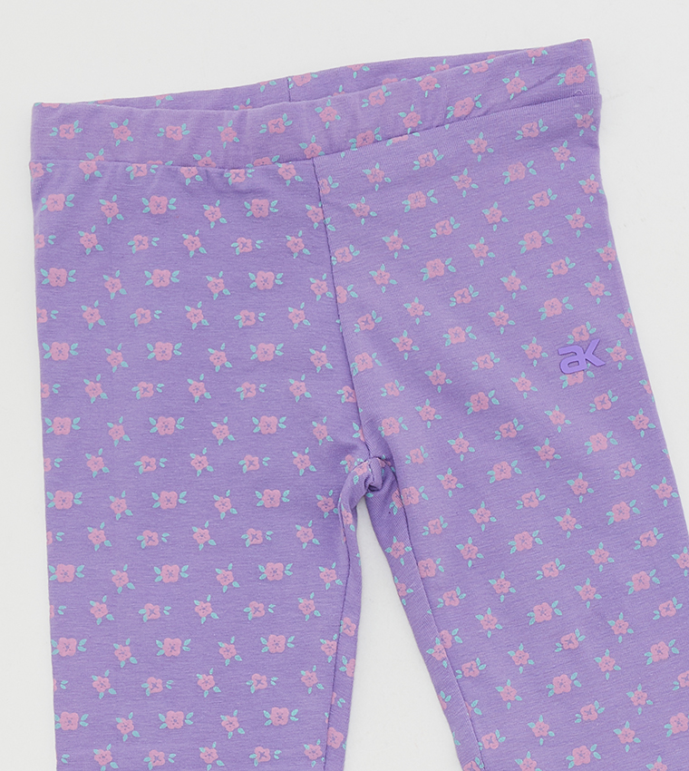 Kids purple leggings 2025