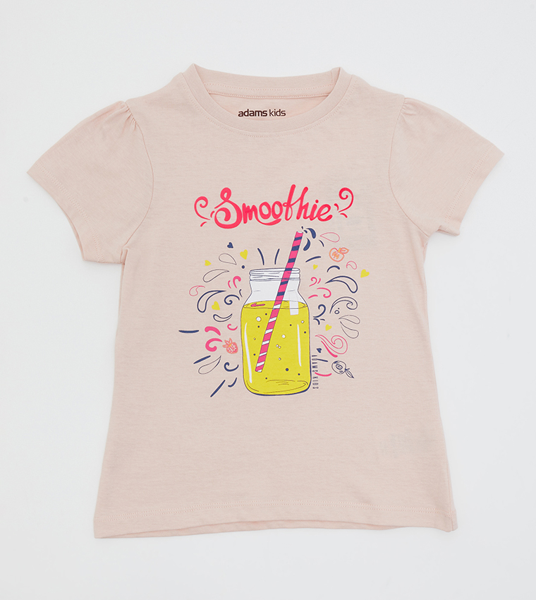 Girl's Printed Casual T-Shirt
