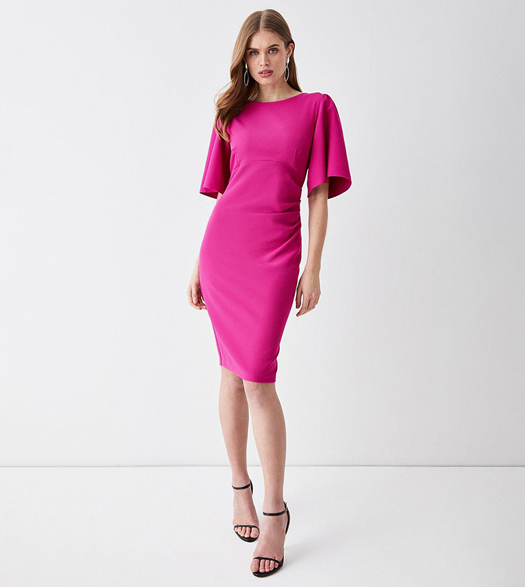 Coast shop magenta dress