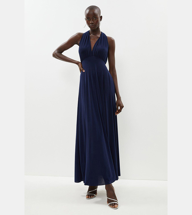 Buy Coast Multiway Bridesmaid Maxi Dress In Navy 6thStreet Kuwait