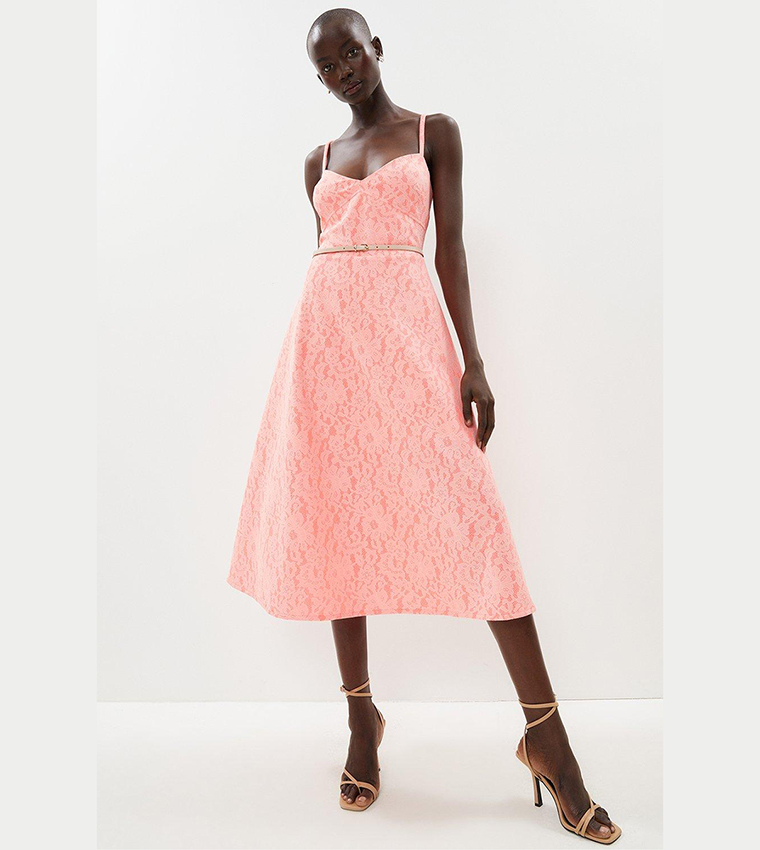 Coast shop coral dress