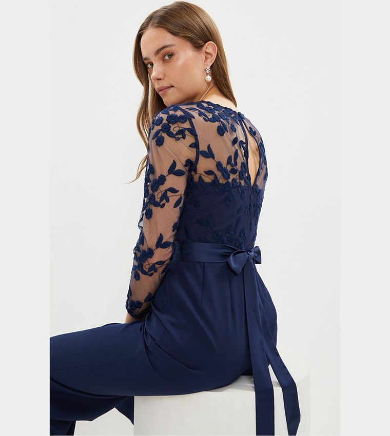 Navy dress jumpsuit online